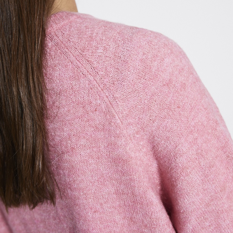 Basic knit tee "Everly" Pink